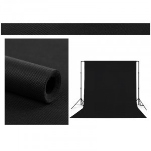 Softbox szett 2x135W, 1,6x5m hátterekkel, 2x2m állvánnyal (kék/fekete/fehér)-4