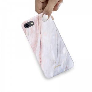Crong Marble tok iPhone 7/8/SE 2020 rózsaszín
