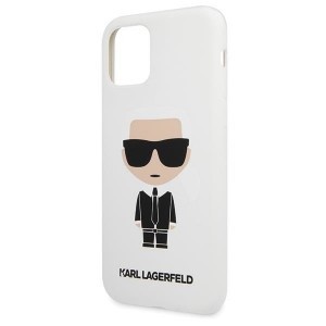 Karl Lagerfeld KLHCN61SLFKWH Ikonik szilikon tok iPhone 11 fehér