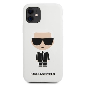 Karl Lagerfeld KLHCN61SLFKWH Ikonik szilikon tok iPhone 11 fehér