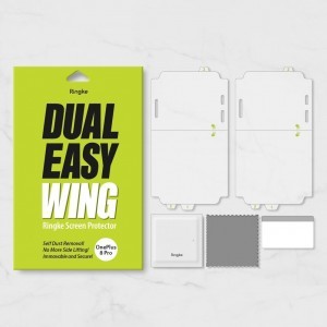 Ringke Dual Easy 2x kijelzővédő PET fólia Oneplus 8 Pro (DWOP0002)