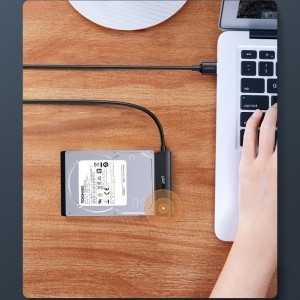 Ugreen SATA adapter 2,5'' Type-c USB-C 3.2 Gen 1 (SuperSpeed USB 5 Gbps) fekete (70610 CM321)-6
