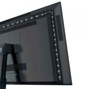 Baseus Öntapadós RGB színes fénycsík hosszabbító csomag 5W 1m fekete (DGRGB-01)