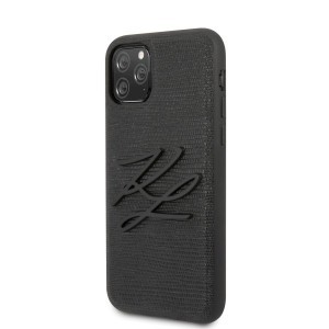 Karl Lagerfeld KLHCN65TJKBK Lizard iPhone 11 Pro MAX tok fekete