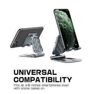 Supcase Univerzális asztali telefon és tablettartó állvány fekete