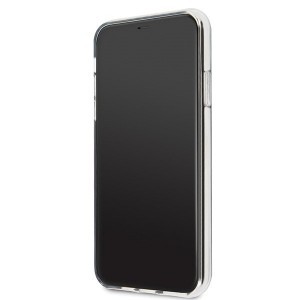 Guess GUHCN65TPESI tok iPhone 11 Pro Max ezüst 4G Peony Glitter