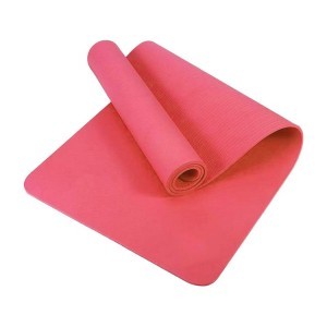 Gymnastic csúszásmentes fitness matrac edzéshez 181 cm x 63 cm x 1 cm pink