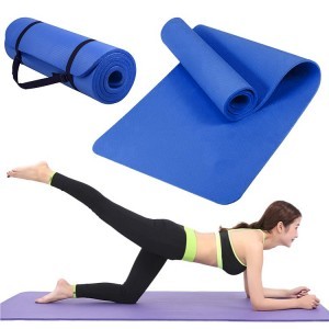 Gymnastic csúszásmentes fitness matrac edzéshez 181 cm x 63 cm x 1 cm kék