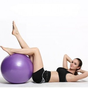 Gymnastic gumi/fitness labda edzéshez 65cm lila