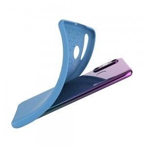 Soft Color flexibilis gél tok Huawei P30 Lite kék