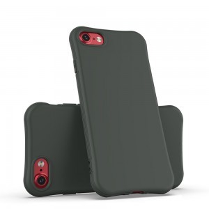 Soft Color flexibilis gél tok iPhone 7/8/SE 2020 piros