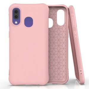 Soft Color flexibilis gél tok Samsung A40 pink