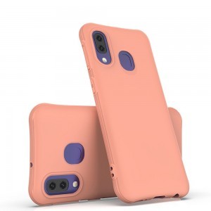 Soft Color flexibilis gél tok Samsung A40 pink