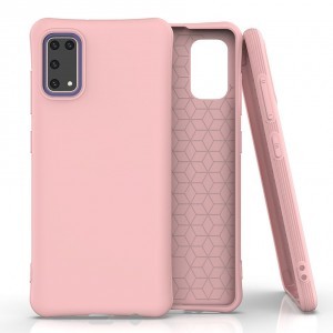Soft Color flexibilis gél tok Samsung A41 pink