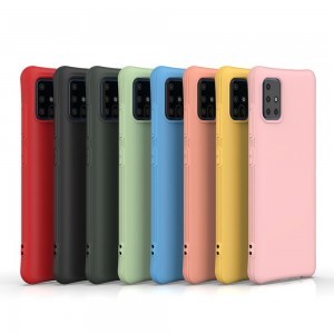 Soft Color flexibilis gél tok Samsung A51 pink