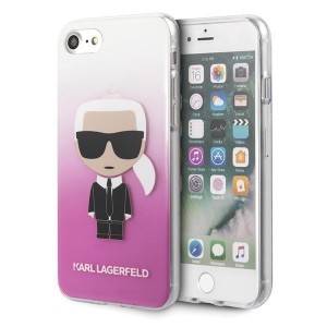 Karl Lagerfeld KLHCI8TRDFKPI  Ikonik tok iPhone 7/8/SE 2020 pink
