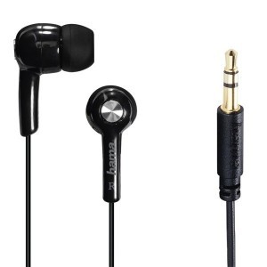Hama Basic4music 3.5 mm jack vezetékes fülhallgató fekete