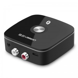 Ugreen 2RCA / 3.5mm mini jack Bluetooth 4.2 vevőegység fekete (40759)