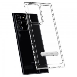 Spigen hybrid S tok Samsung Note 20 Ultra kihajtható támasszal crystal clear színben (ACS01395)