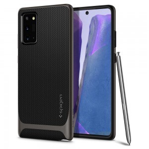 Spigen Neo Hybrid tok Samsung Note 20 Gunmetal színben