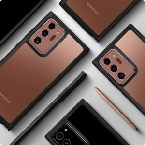 Spigen Ultra Hybrid tok Samsung Note 20 Ultra matt fekete