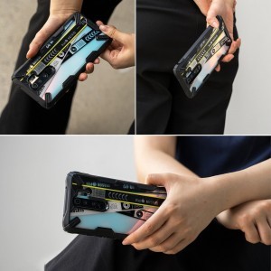 Ringke Fusion X Design tok Xiaomi Redmi Note 8 Pro fekete (XDXI0012)