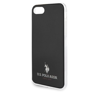 U.S. POLO ASSN. Shiny Collection USHCI8TPUBK tok iPhone 7/8/SE 2020 fekete