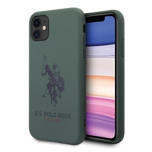 U.S. POLO ASSN. Silicone Collection USHCN61SLHRGN tok iPhone 11 zöld