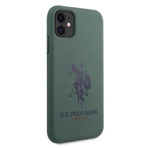 U.S. POLO ASSN. Silicone Collection USHCN61SLHRGN tok iPhone 11 zöld