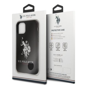 U.S. POLO ASSN. Silicone Collection USHCN65SLHRBK tok iPhone 11 Pro Max fekete