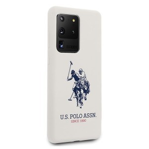 U.S. POLO ASSN. Silicone Collection USHCS69SLHRWH tok Samsung S20 Ultra fehér