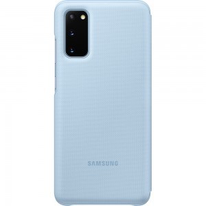 Samsung LED view fliptok LED fény kijelzéssel Samsung S20 kék