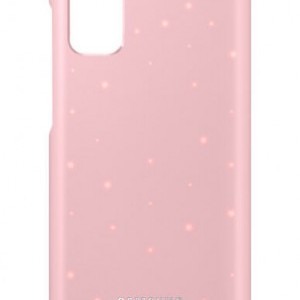 Samsung S20 gyári tok EF-KG980CPEGEU LED rózsaszín