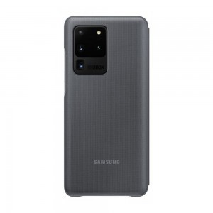 Samsung LED view fliptok LED fény kijelzéssel Samsung S20 Ultra fekete