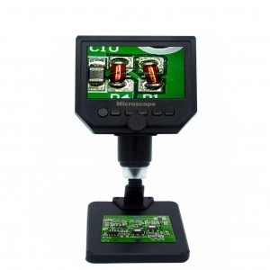Hordozható USB-s elektromos mikroszkóp 4.3 colos HD LCD kijelzővel x600-4