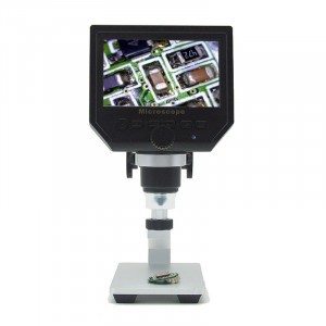 Hordozható USB-s elektromos mikroszkóp 4.3 colos HD LCD kijelzővel, LED világítással x600-1