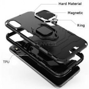 Armor Ring mágneses tok Huawei P40 fekete