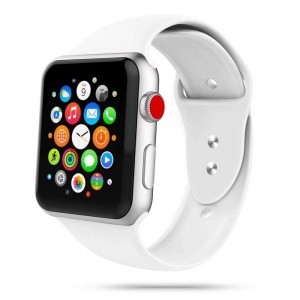 Apple Watch 4/5/6/7/8/SE/Ultra (42/44/45/49mm) Tech-Protect Iconband szíj fehér