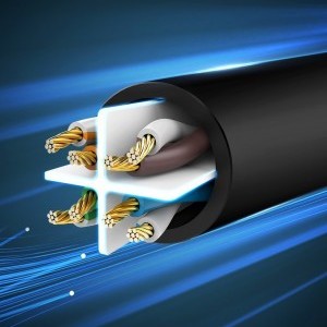 Ugreen Ethernet patchcord kábel RJ45 Cat 6A UTP 1000Mbps 2m fekete (20160)