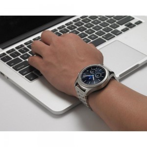 Samsung Galaxy Watch 3 45mm Tech-protect Stainless Szíj Fekete