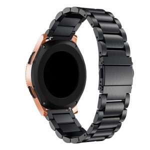 Samsung Galaxy Watch 3 45mm Tech-protect Stainless Szíj Fekete