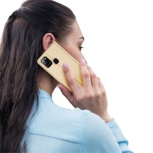 Dux Ducis Skin Pro fliptok Samsung Galaxy A21S arany
