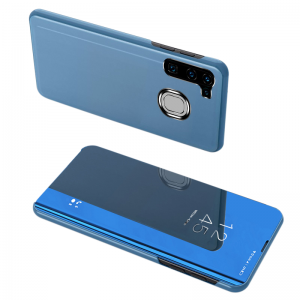 Samsung Galaxy A21S Clear View fliptok kék