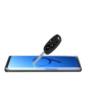 3D Edge Nano Flexi Hybrid kijelzővédő üvegfólia kerettel Samsung Note 20 Ultra