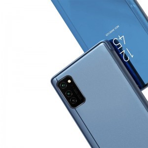 Clear View fliptok Samsung Galaxy Note 20 Ultra kék