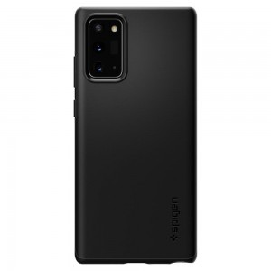Spigen Thin Fit ultravékony tok Samsung Galaxy Note 20 fekete színben