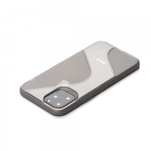 iPhone 12 Mini Forcell S-Case flexibilis TPU tok fekete