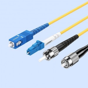 Ugreen SC-SC Single Mode optikai kábel 3M sárga (70664 NW131)