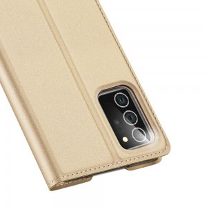 Dux Ducis Skin Pro fliptok Samsung Note 20 arany
