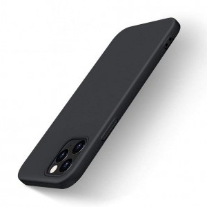 Soft flexibilis gél tok iPhone 12/ 12 Pro fekete